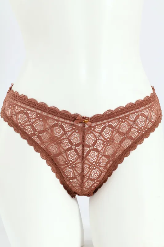 2 Pack Galloon Lace Brazilian Panties sold by Edgars