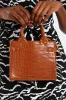 Updated Lock Charm Tote Bag - Tan sold by Edgars