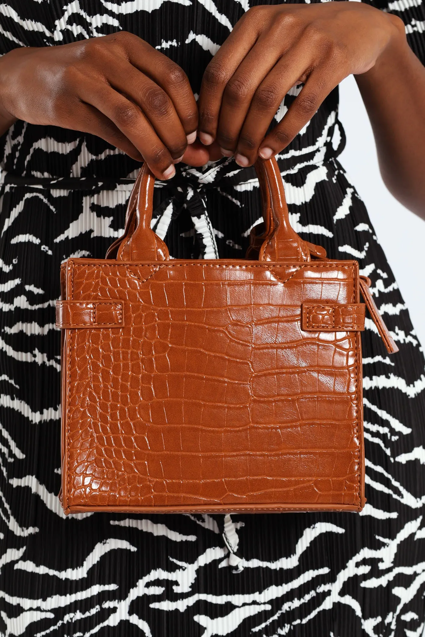 Updated Lock Charm Tote Bag - Tan sold by Edgars product image thumbnail 4