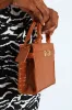 Updated Lock Charm Tote Bag - Tan sold by Edgars
