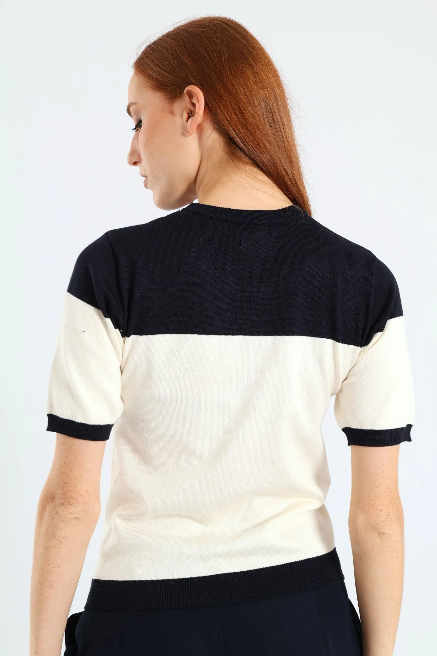 Short Sleeve Monochrome Pullover - Cream sold by Edgars product image thumbnail 4