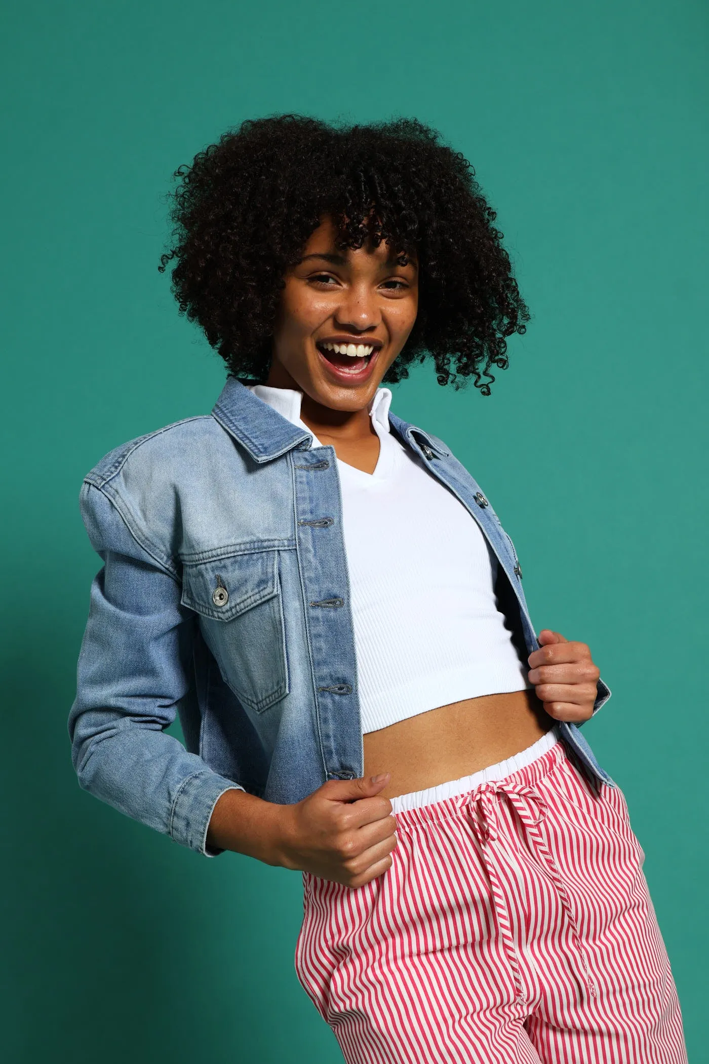 Girls Denim Shacket - Mid Blue sold by Edgars product image thumbnail 5