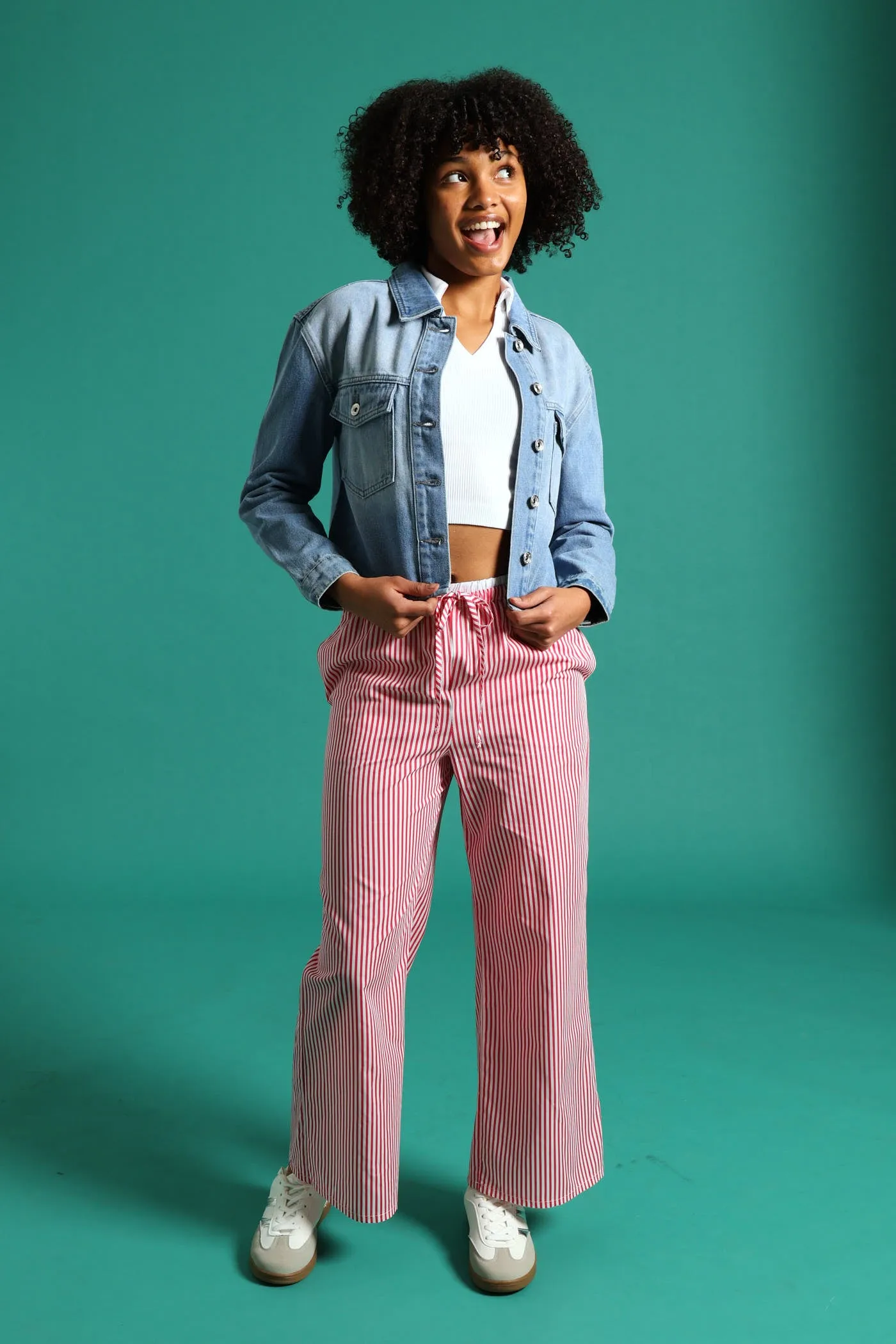 Girls Denim Shacket - Mid Blue sold by Edgars product image thumbnail 3