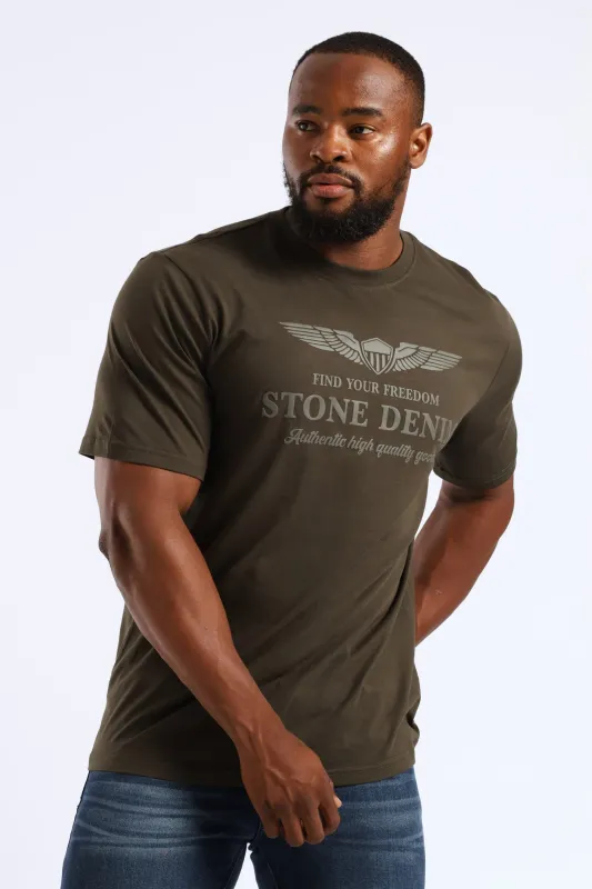 Wings Tee - Fatigue sold by Edgars