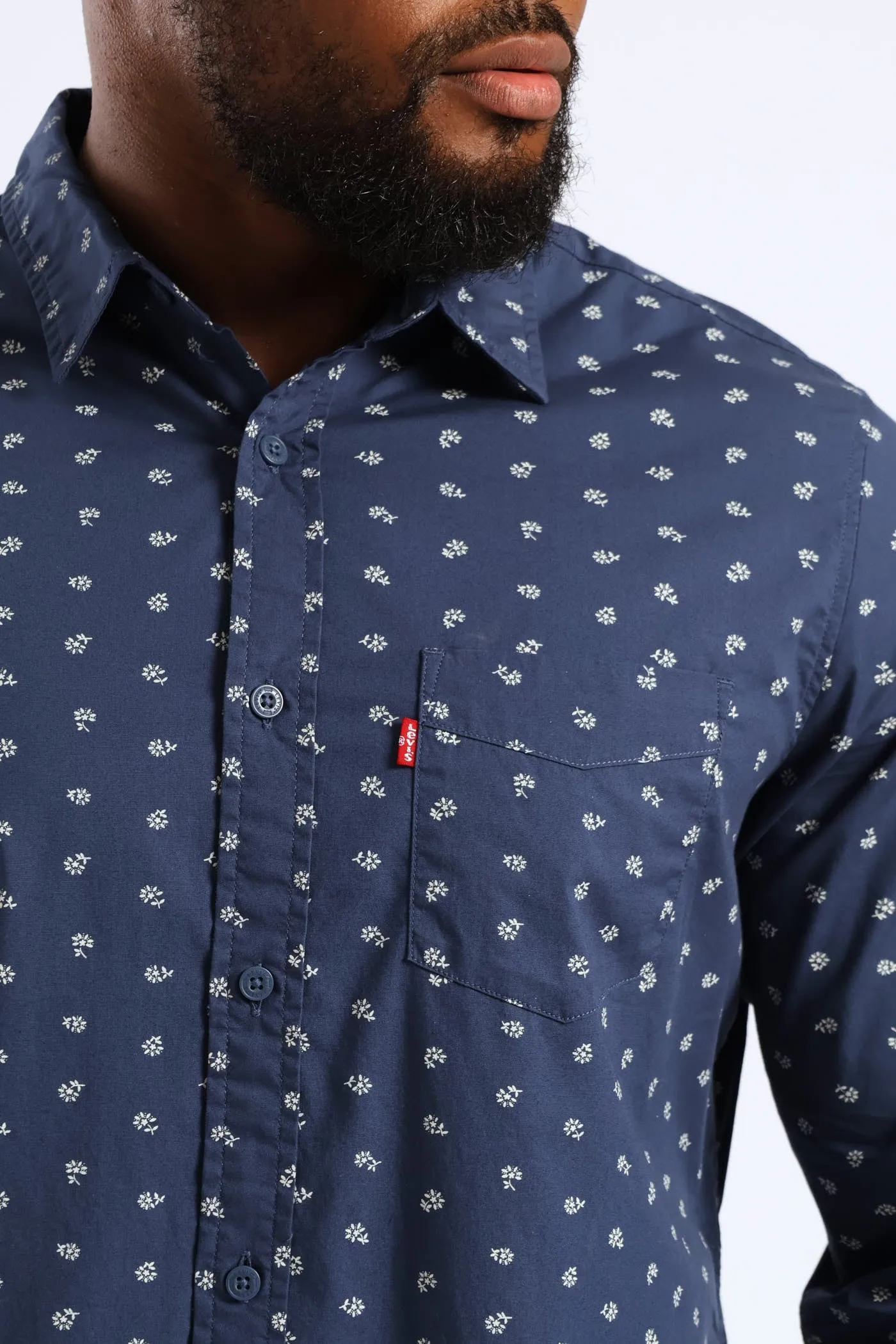 Classic 1 Pocket Shirt - Navy sold by Edgars product image thumbnail 5