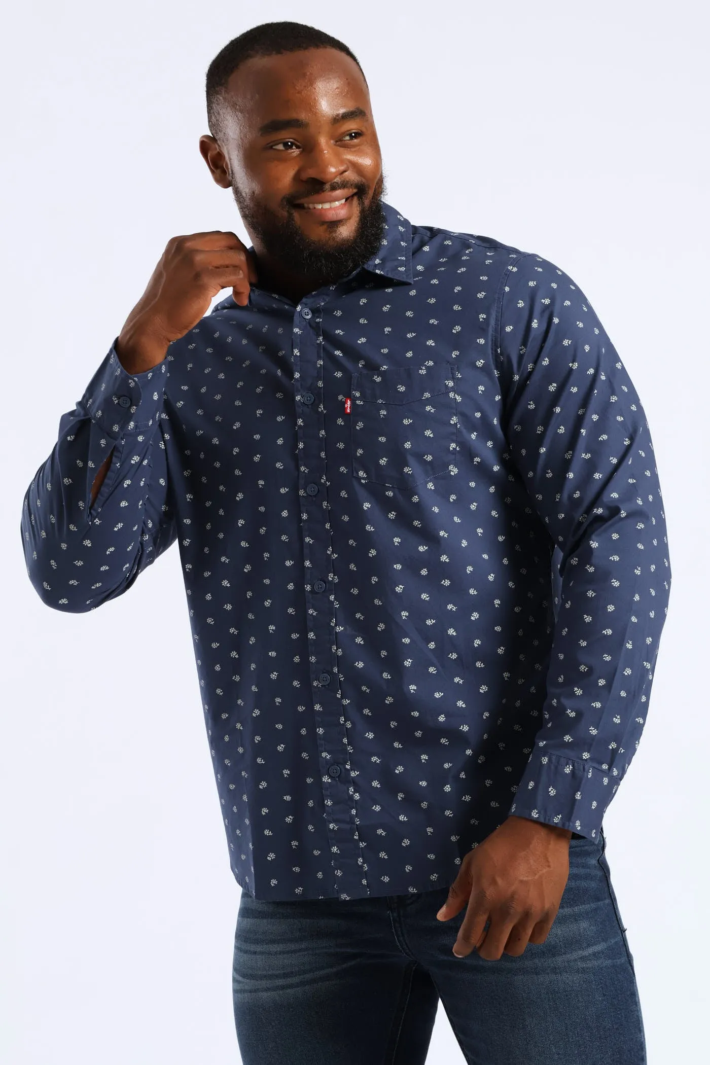 Classic 1 Pocket Shirt - Navy sold by Edgars product image thumbnail 2