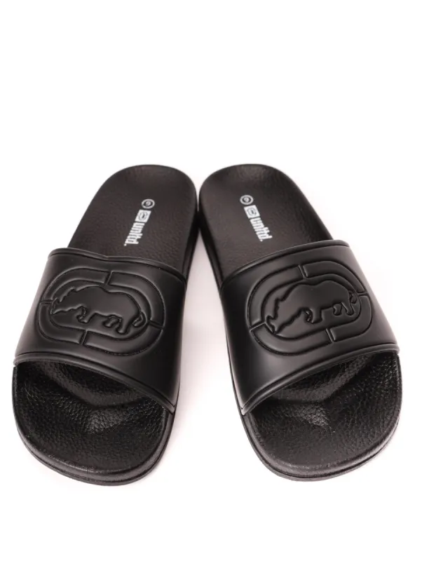 Men's Pool Slide Tonal Sandal - Black sold by Edgars 
