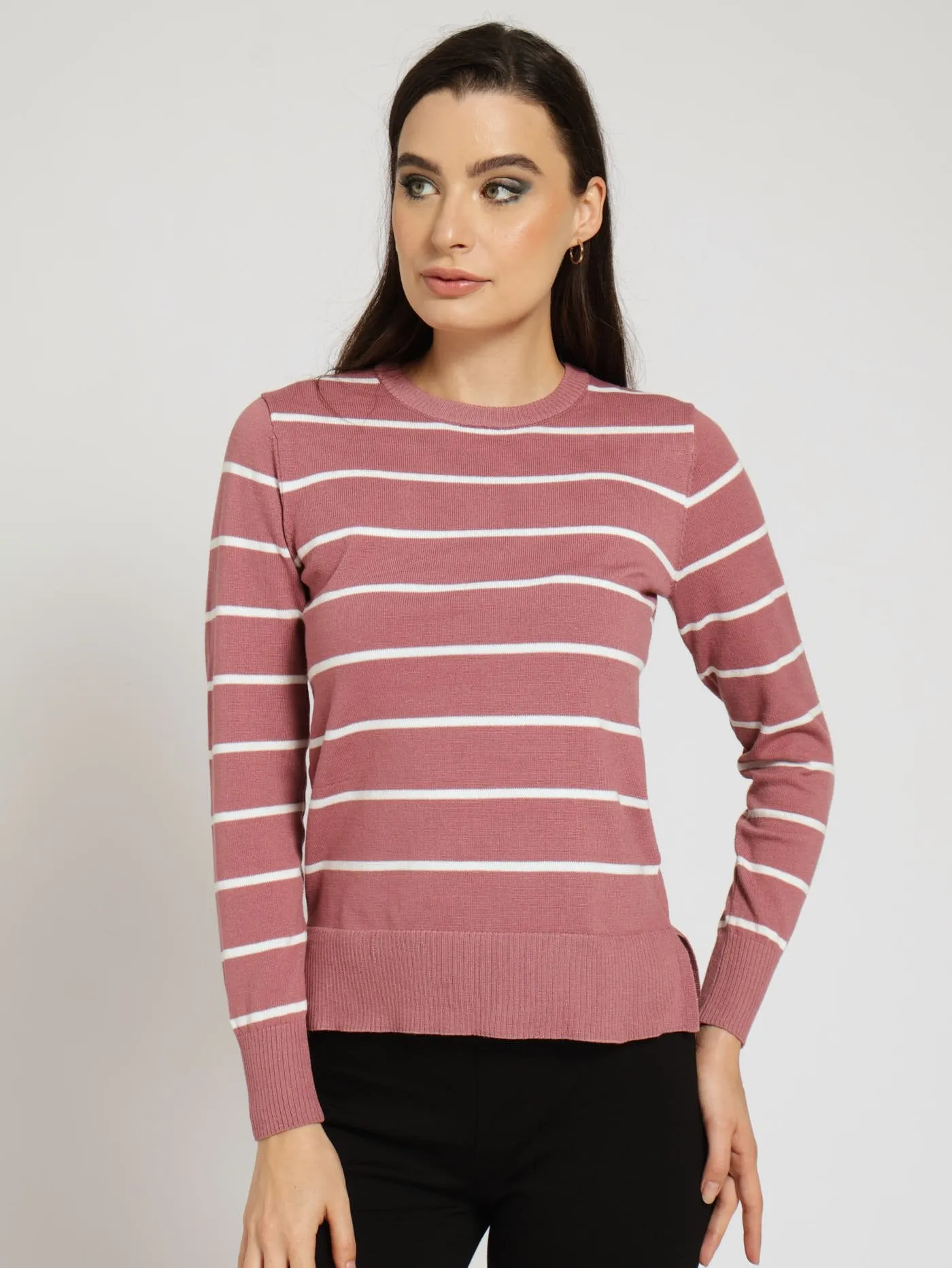 Striped Pullover - Deco Rose sold by Edgars