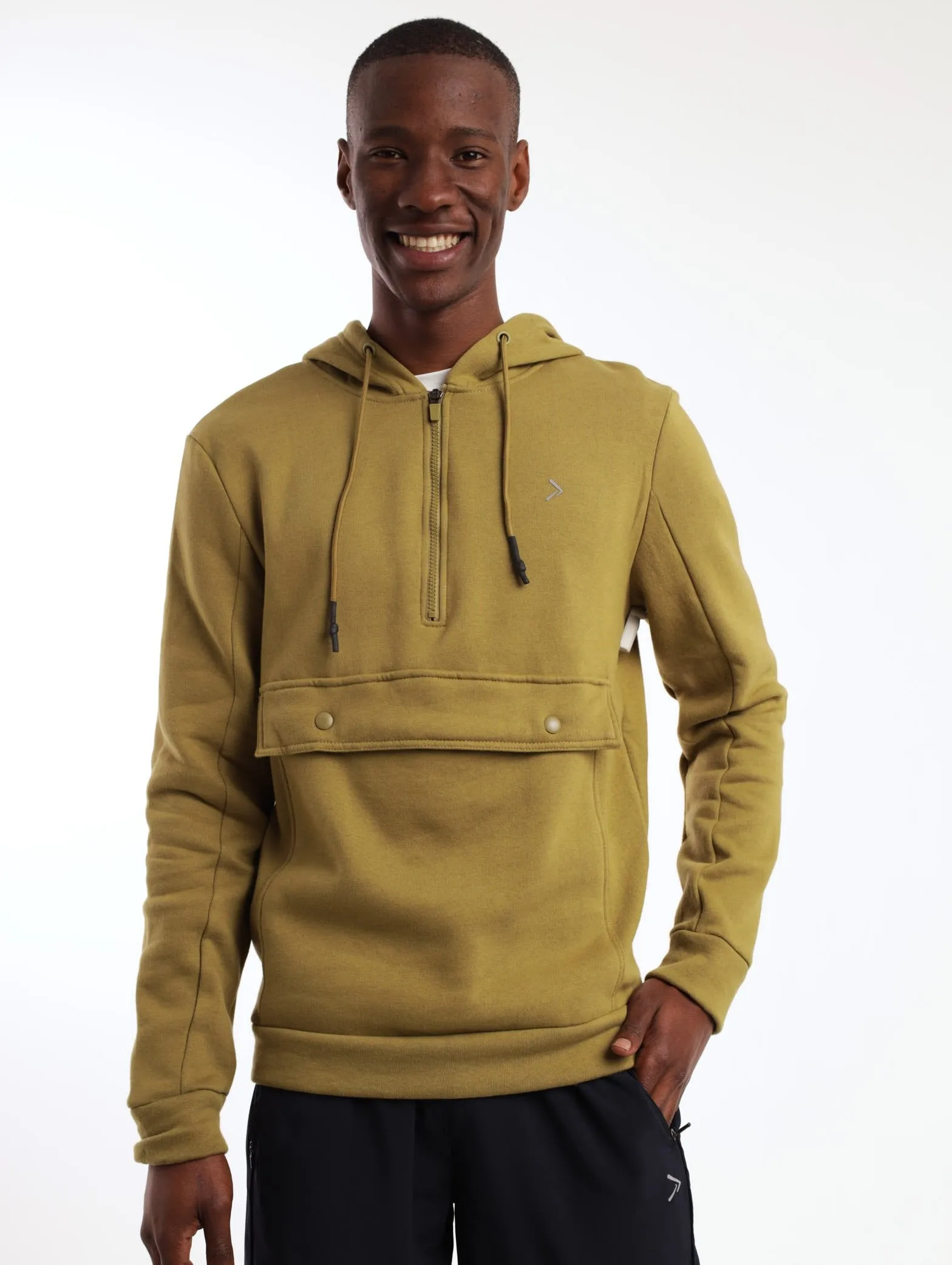 Men's Flap Pocket Hoody - Olive sold by Edgars