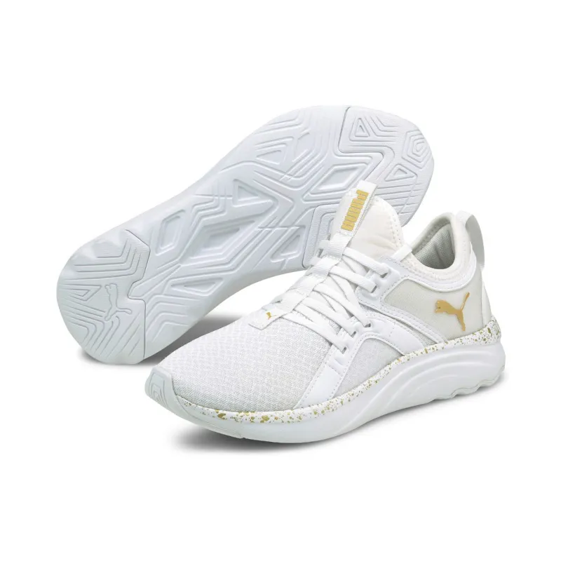 Ladies Softride Sophia Shimmer Sneaker - White sold by Edgars 