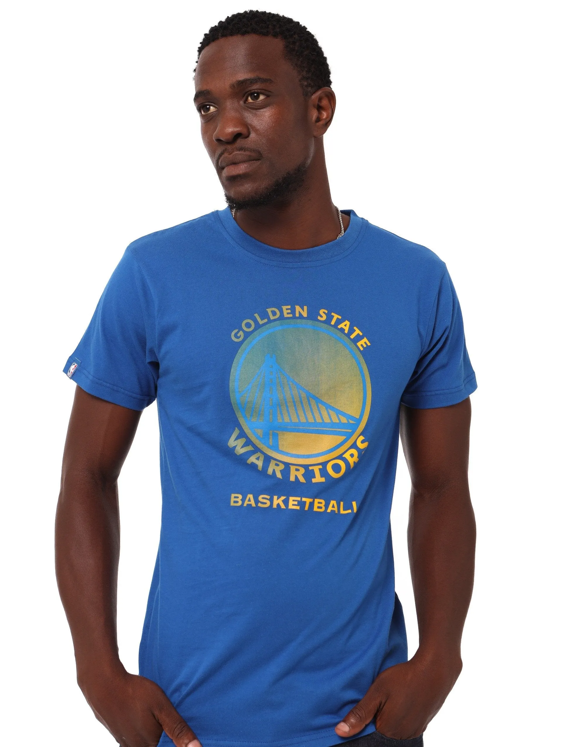 Men's Warriors Ombre Tee- Royal Blue sold by Edgars