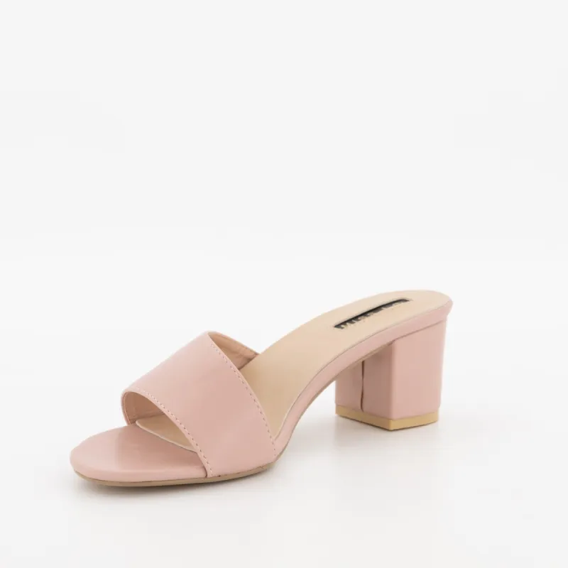 Ladies Push-In Mule - Blush sold by Edgars 