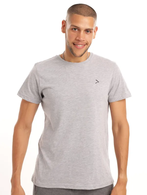 Men's Fashion Running Route Tee - Grey Melange sold by Edgars 