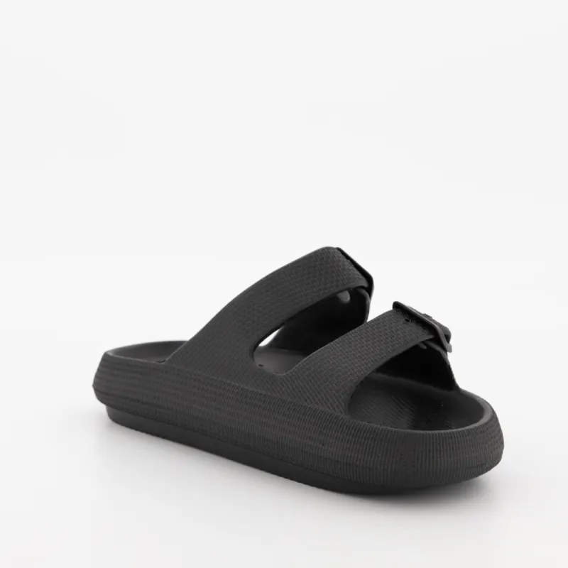 Ladies Bubble Sandal - Black made by Legit