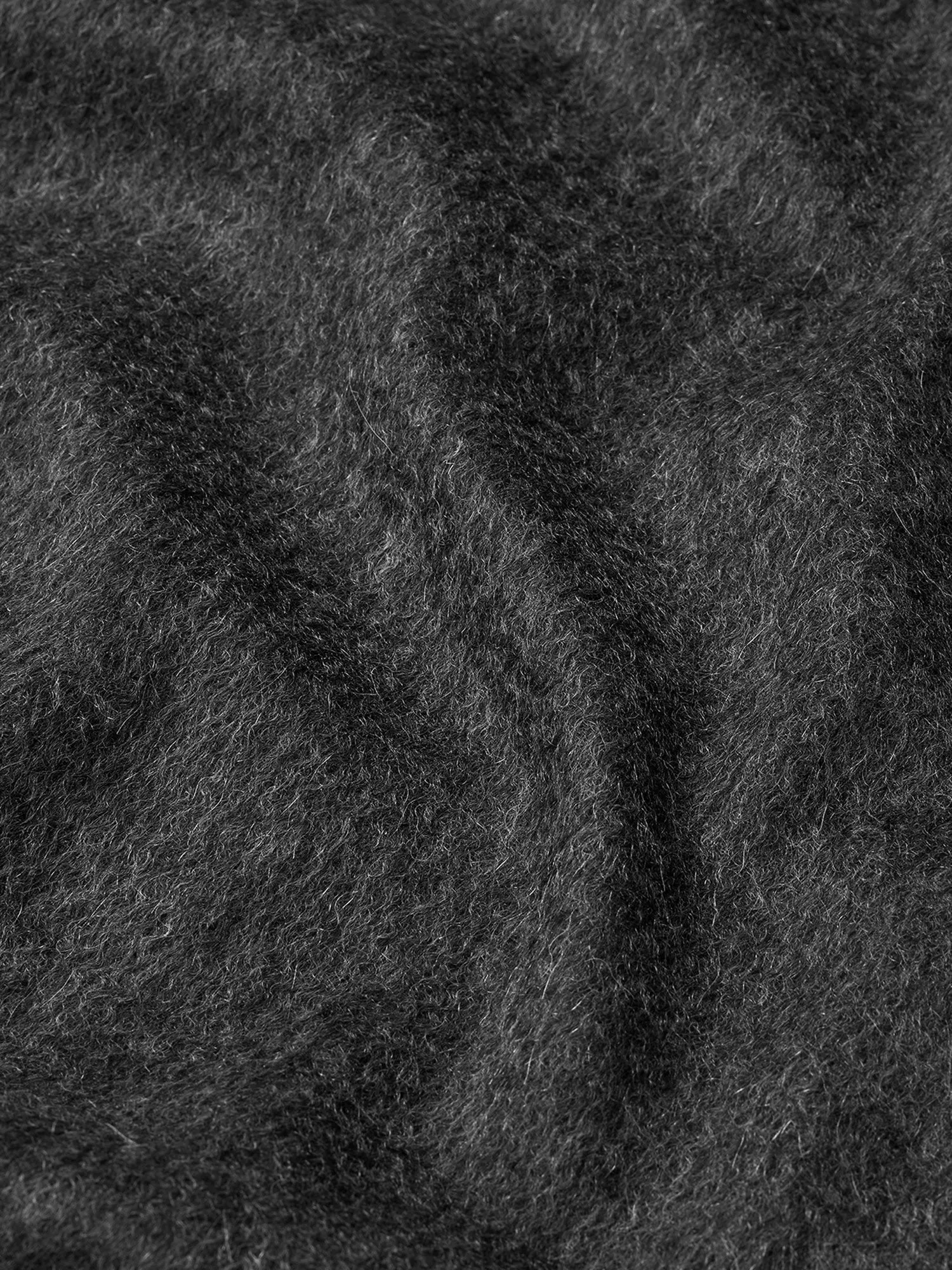 Cashmere Woven Scarf - Dark Grey sold by People’s Republic of Cashmere product image thumbnail 4