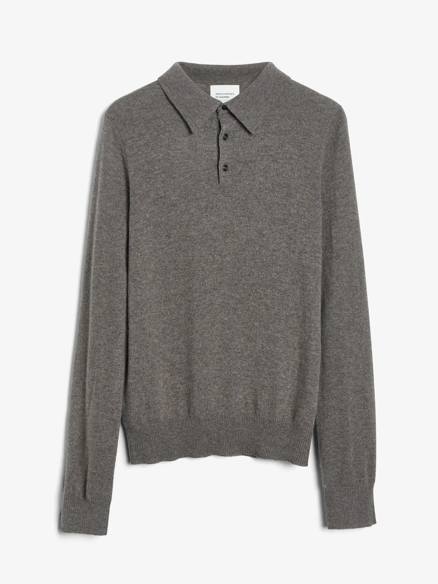 Original Polo - Truffle sold by People’s Republic of Cashmere product image thumbnail 5