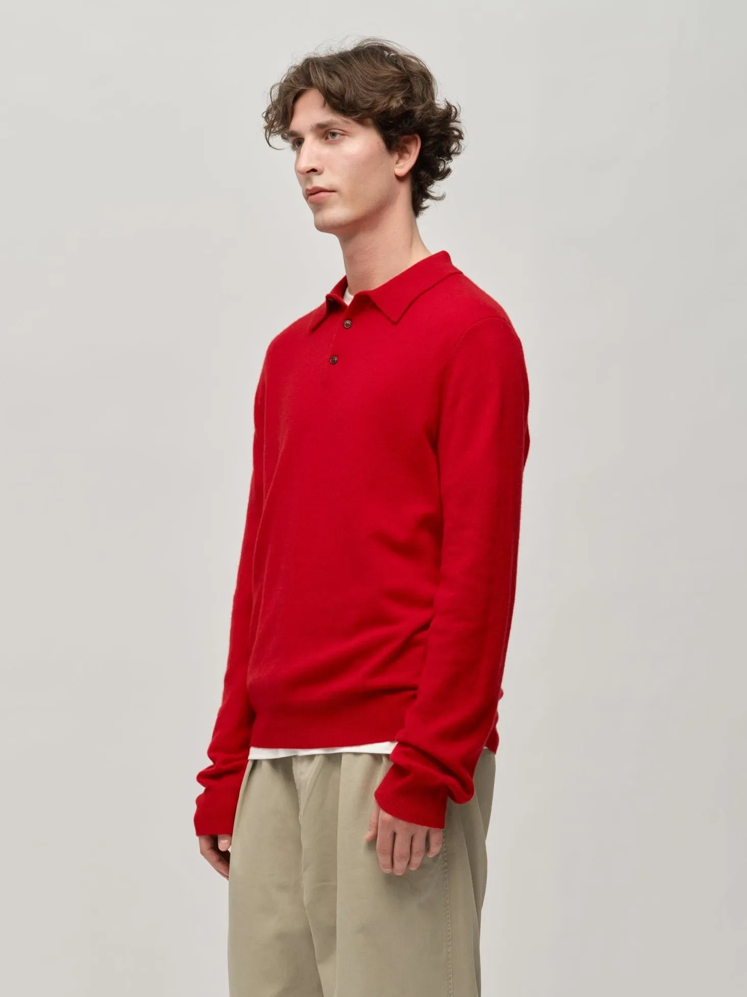 Original Polo - Red sold by People’s Republic of Cashmere product image thumbnail 4