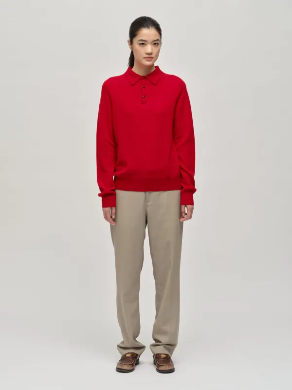 Original Polo - Red made by People’s Republic of Cashmere