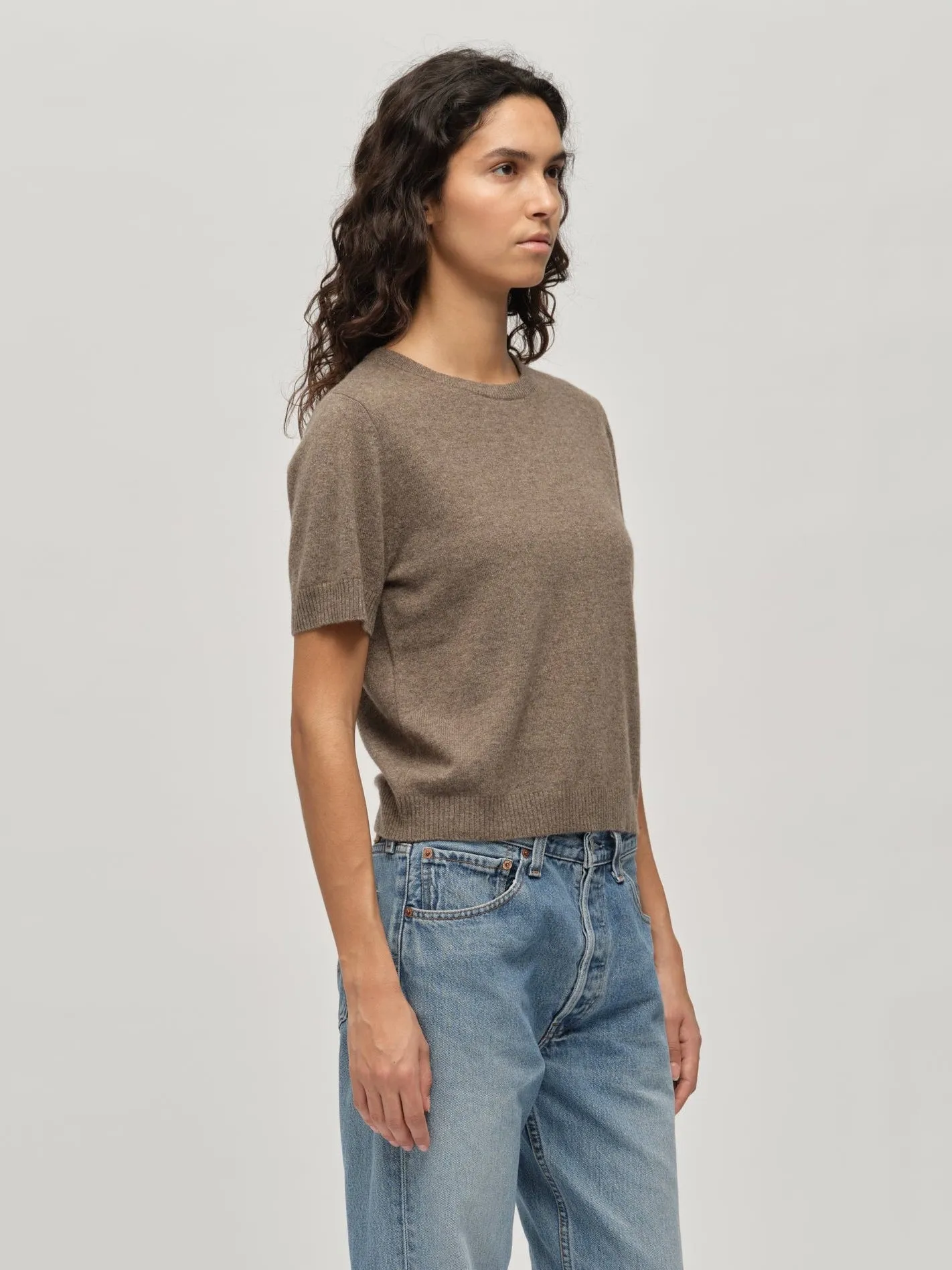 Women's Blouse - Truffle sold by People’s Republic of Cashmere product image thumbnail 2