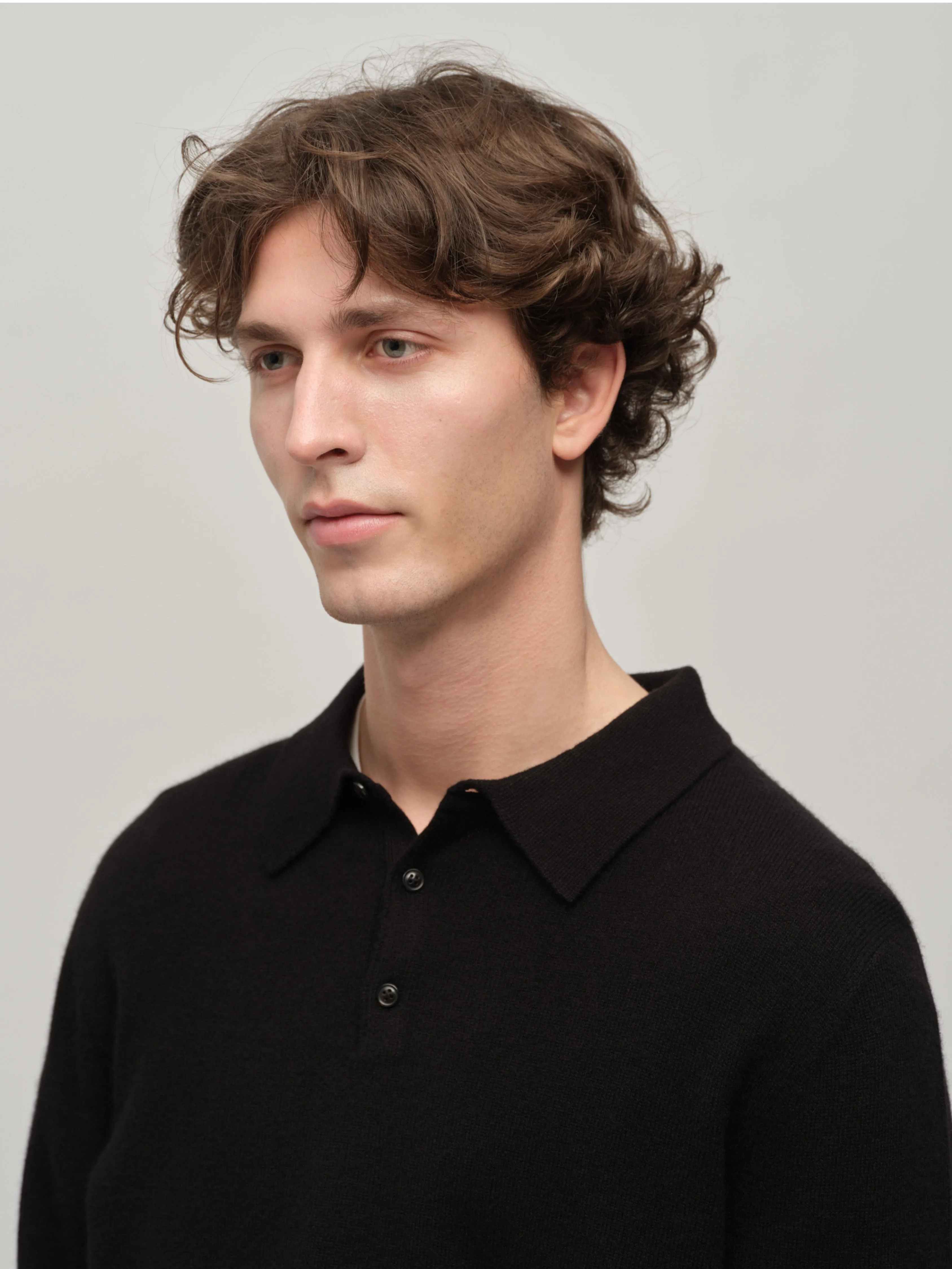 Original Polo - Black sold by People’s Republic of Cashmere product image thumbnail 5