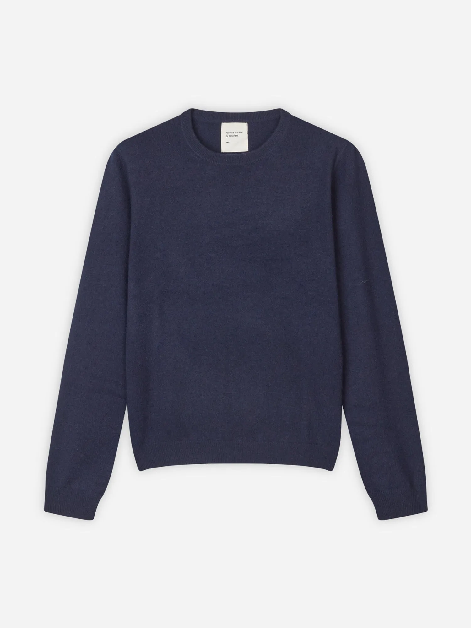 Women's Classic Roundneck - Navy Blue sold by People’s Republic of Cashmere product image thumbnail 3
