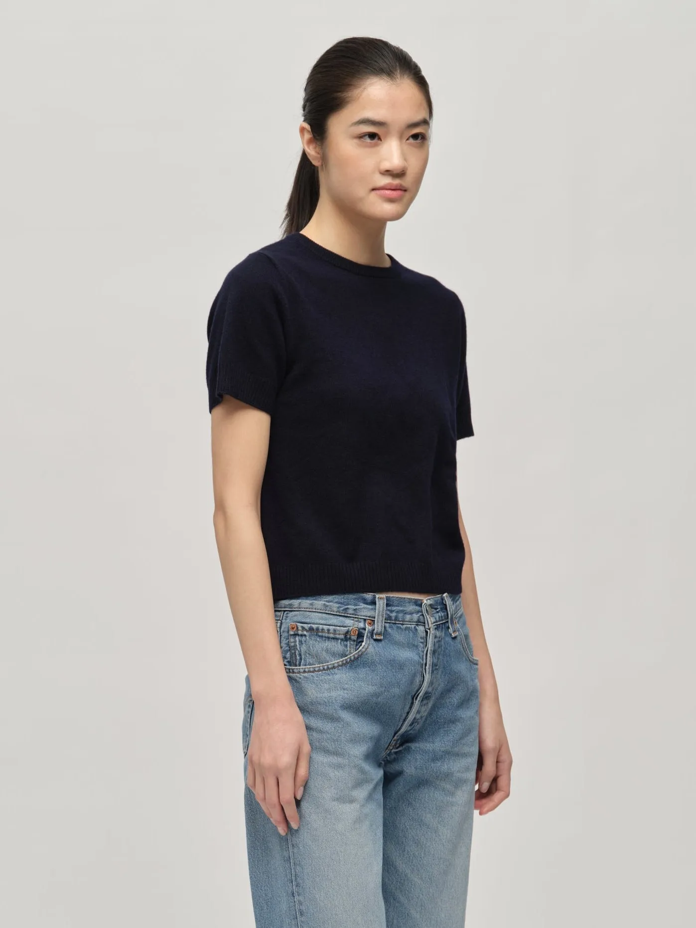 Women's Blouse - Navy Blue sold by People’s Republic of Cashmere product image thumbnail 2