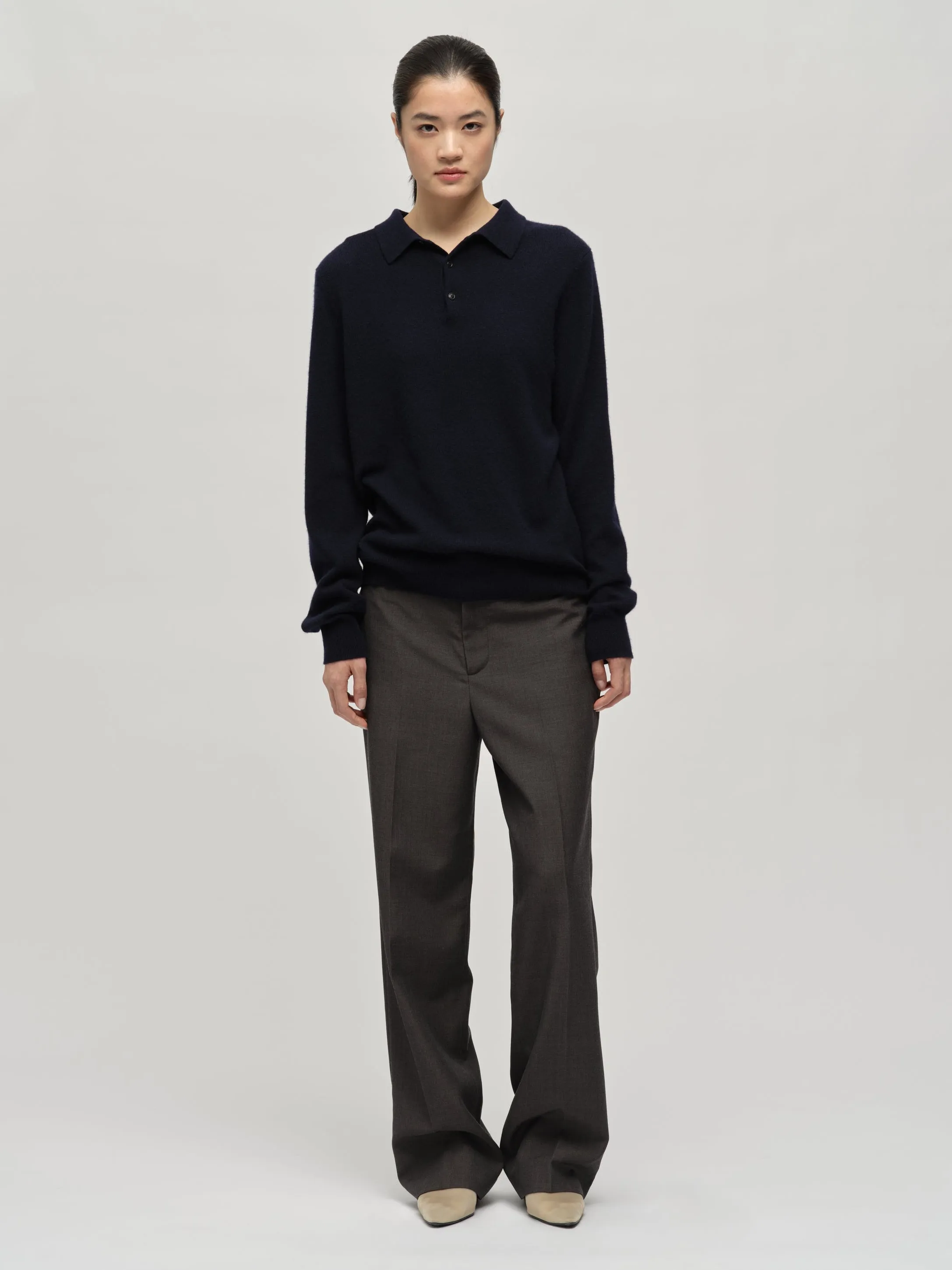 Original Polo - Navy Blue sold by People’s Republic of Cashmere product image thumbnail 3