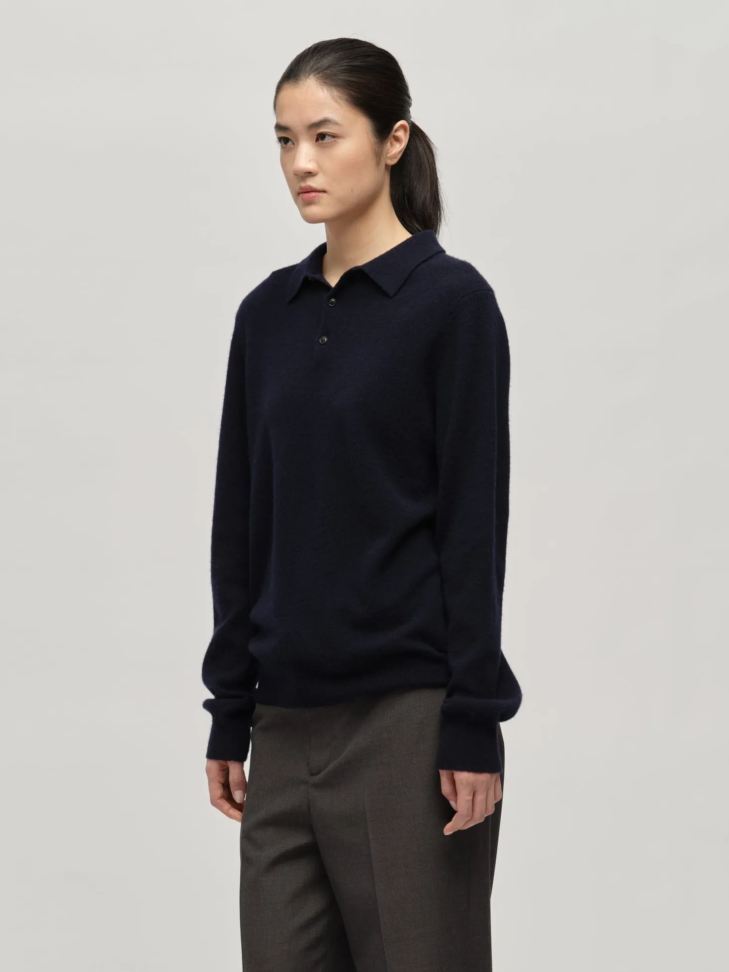 Original Polo - Navy Blue sold by People’s Republic of Cashmere product image thumbnail 4