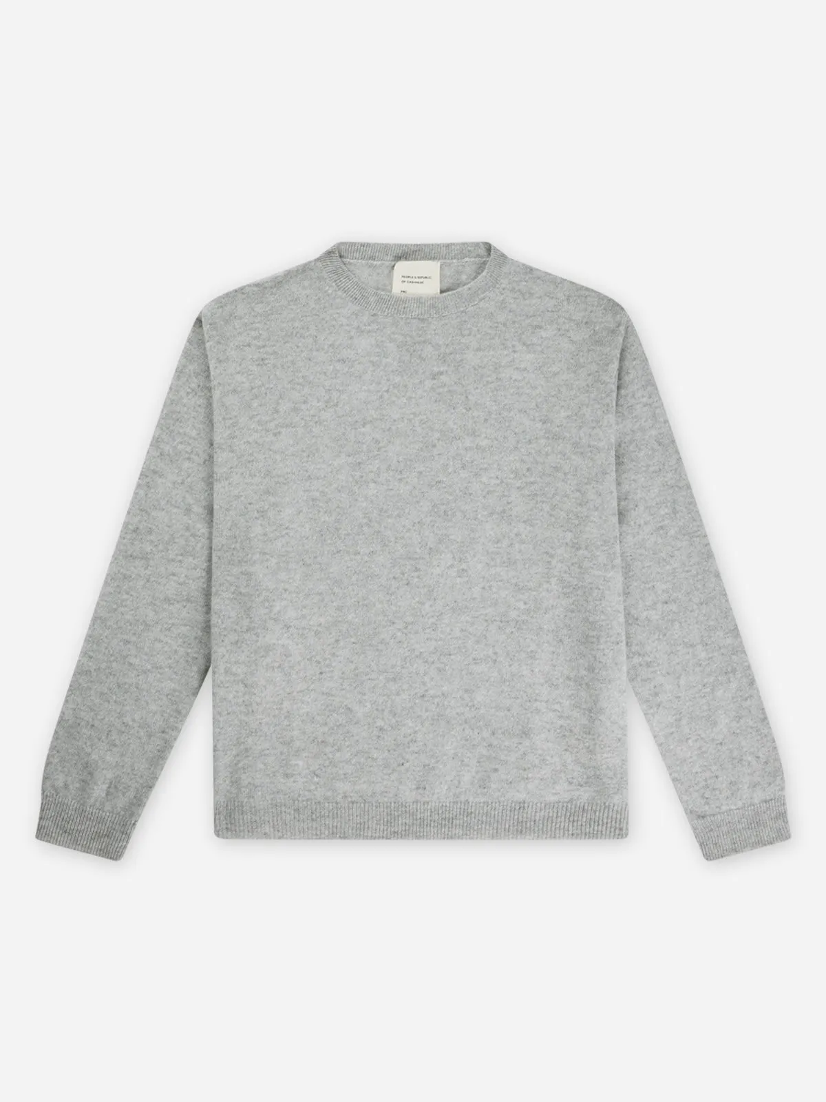 Women's Oversized Roundneck - Ash Grey sold by People’s Republic of Cashmere product image thumbnail 3