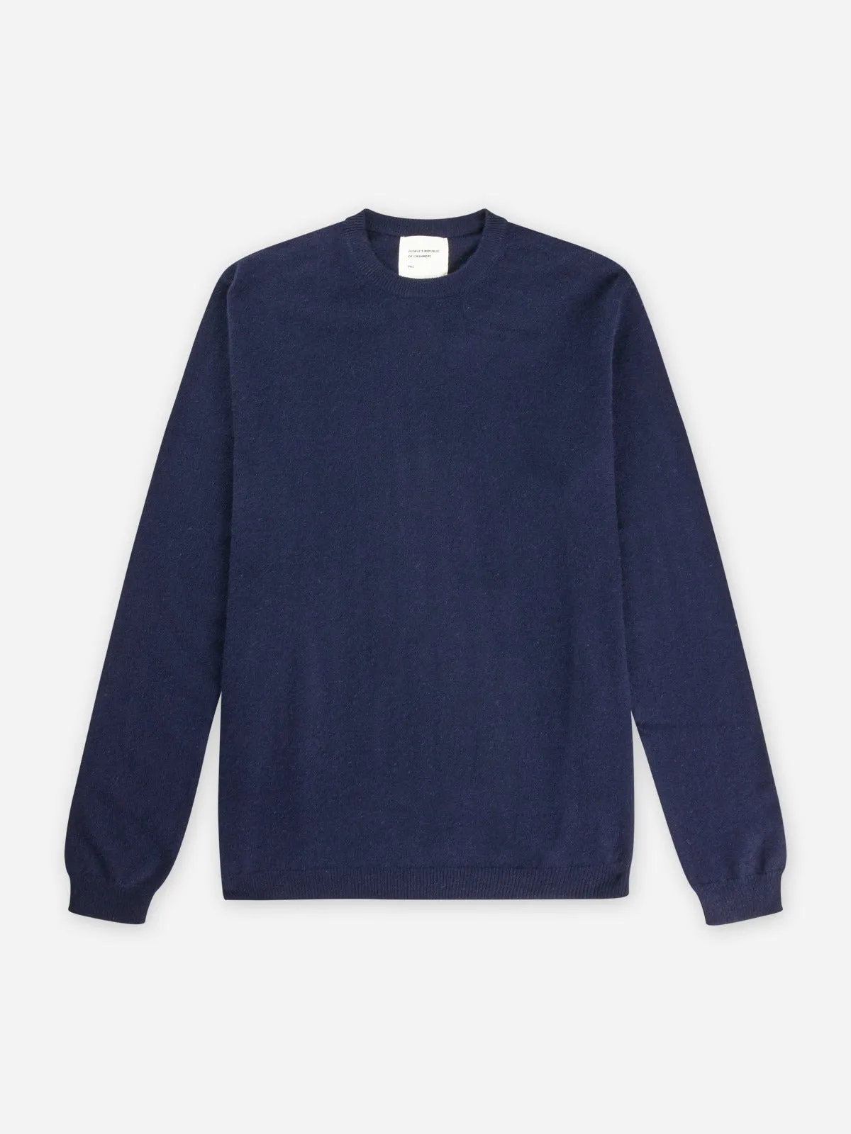 Women's Fitted Roundneck - Navy Blue sold by People’s Republic of Cashmere