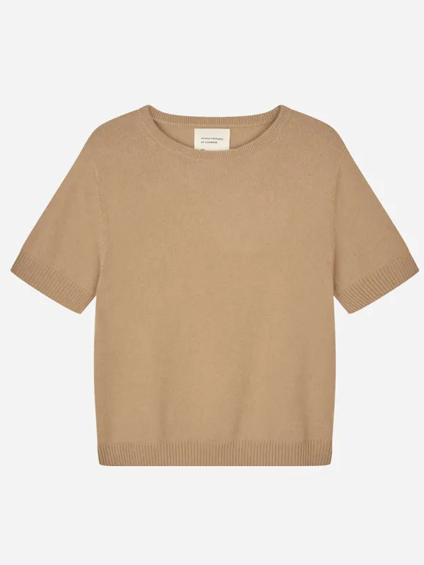 Women's Blouse - Dark Camel made by People’s Republic of Cashmere