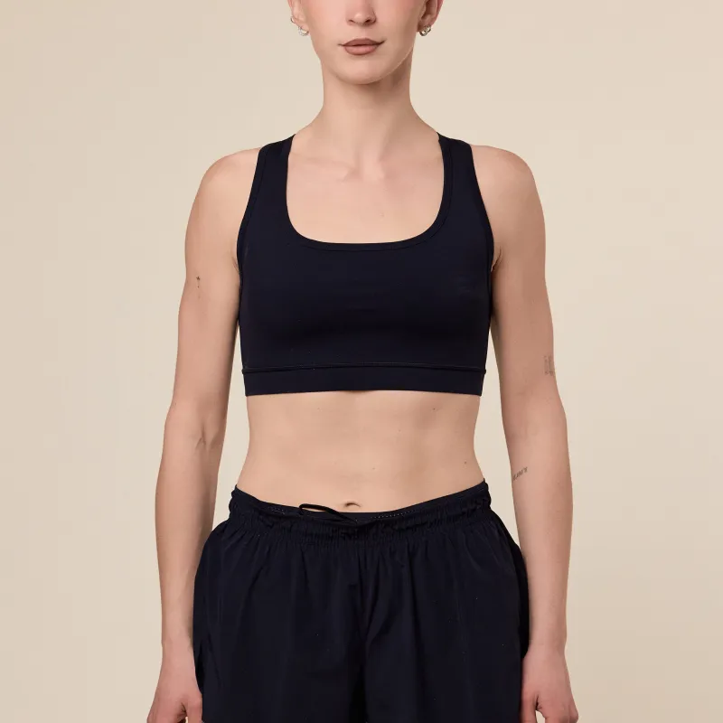Literary Sport - Ohara Sports Bra Top - Black made by Literary Sport