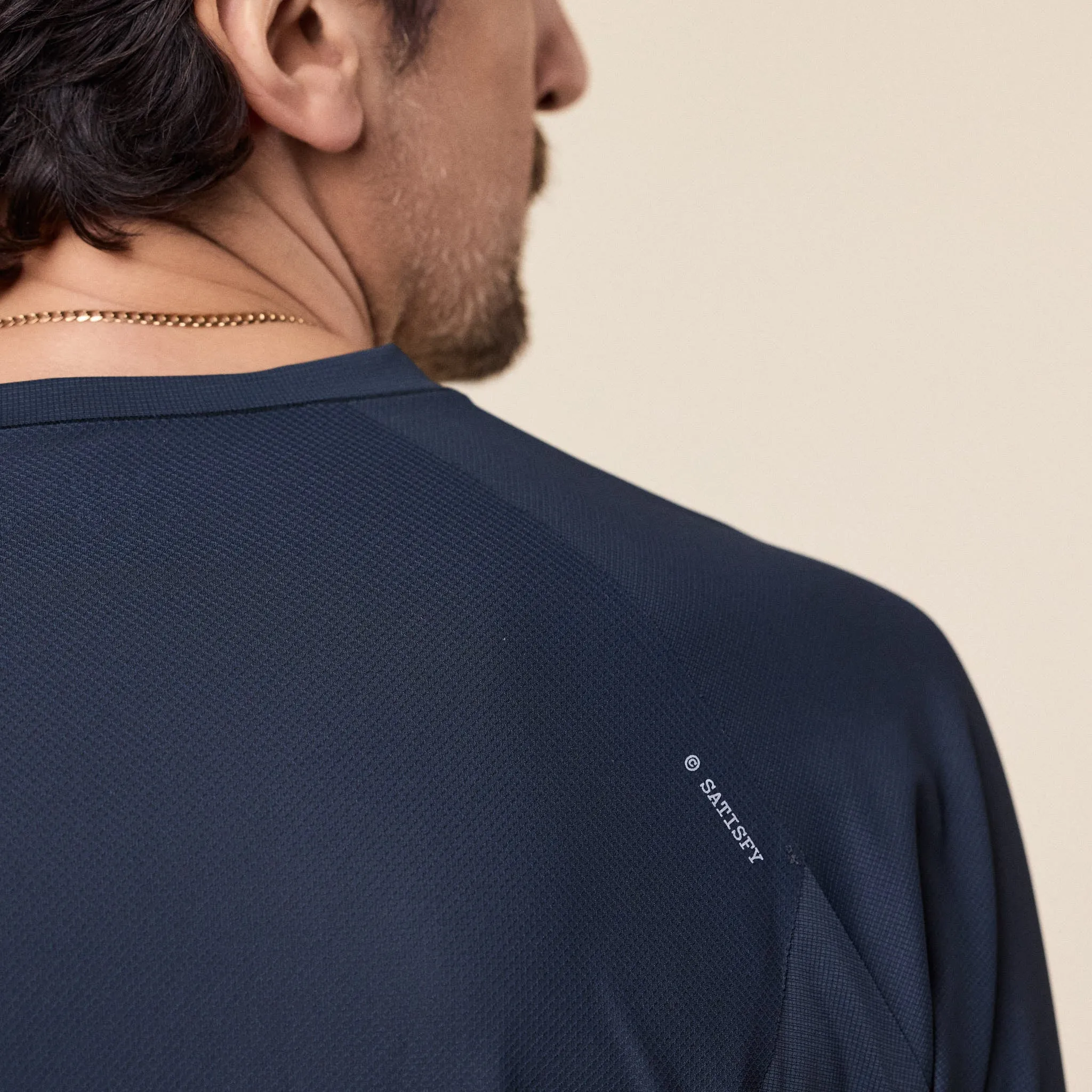 Satisfy Running - AuraLite™ UV Long Sleeve T-Shirt - Black sold by This Thing Of Ours product image thumbnail 5