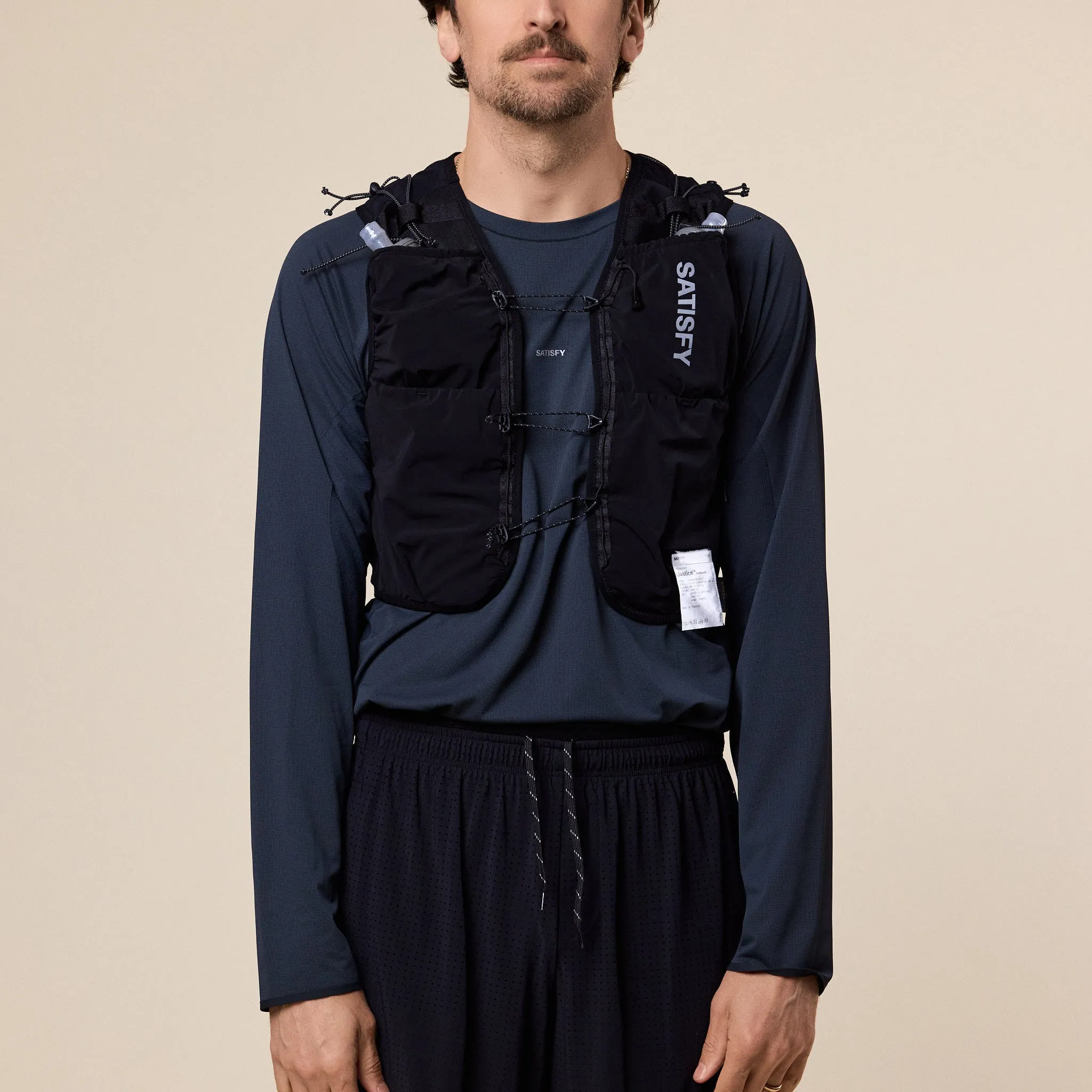 Satisfy Running - Justice™ Cordura® 5L Hydration Vest - Black sold by This Thing Of Ours