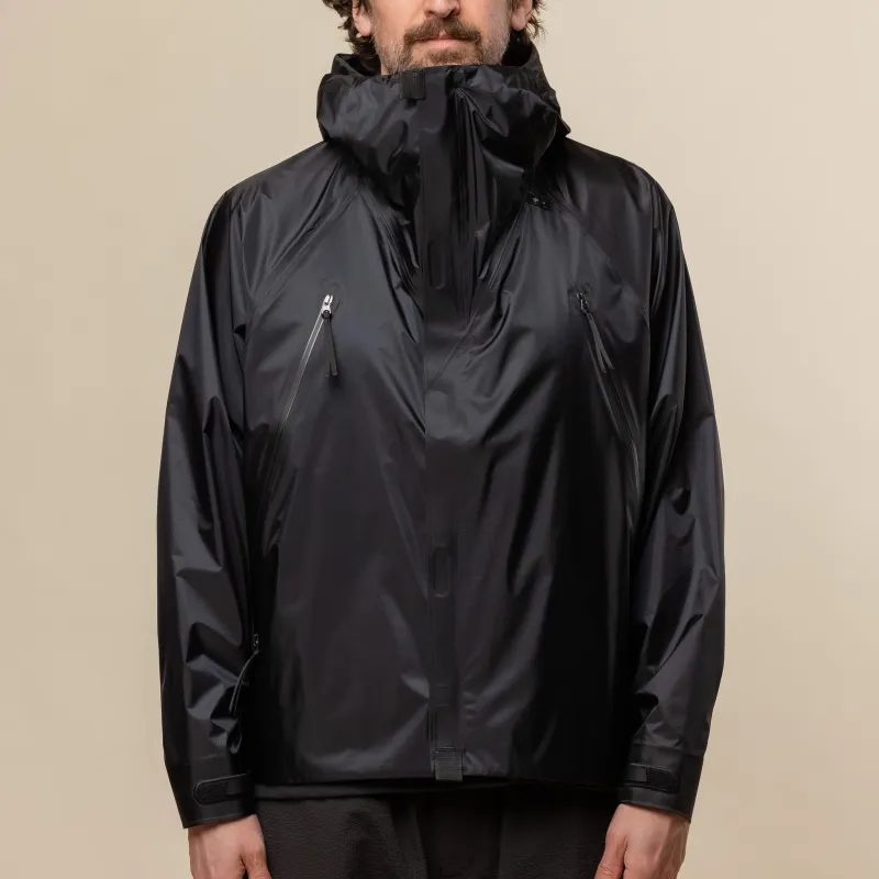 Goldwin 0 - 3L Waterproof Jacket - Black Iron made by Goldwin