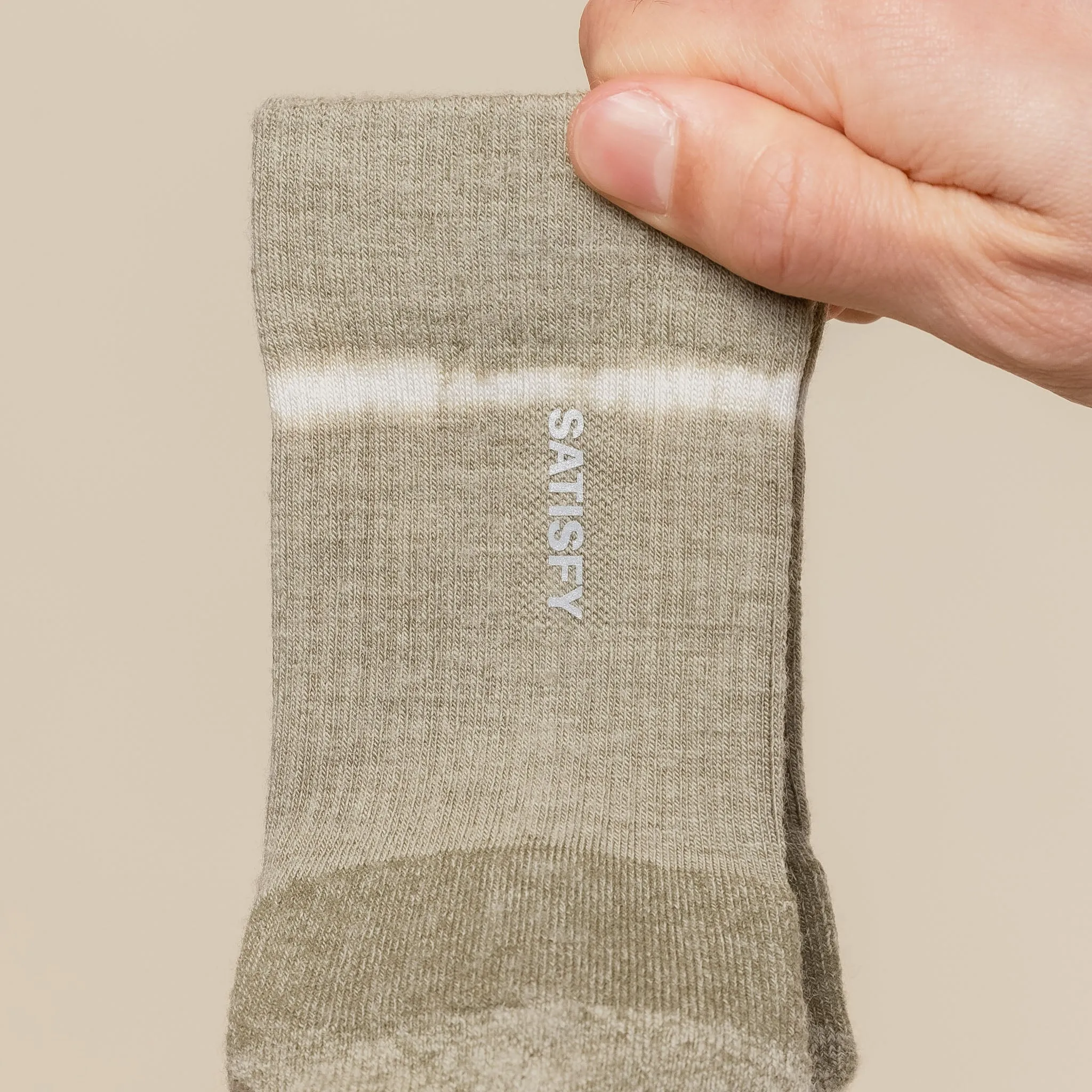 Satisfy Running - Merino Nylon Tube Socks - Tie Dye Covert Green sold by This Thing Of Ours product image thumbnail 2