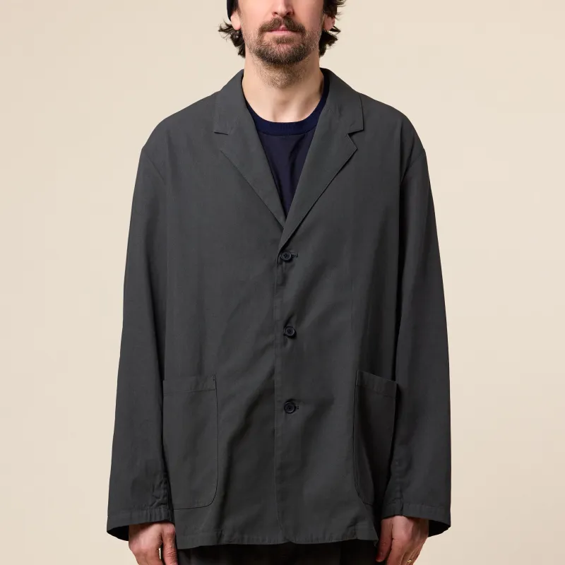 Still by Hand - Garment Dyed Cotton Jacket - Dark Olive made by STILL BY HAND