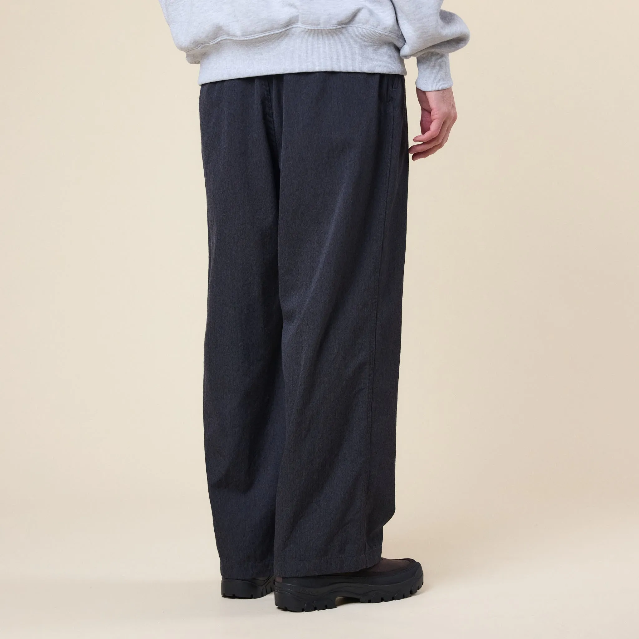 Nanamica - Wool Gabardine Pleat Pants - Charcoal sold by This Thing Of Ours product image thumbnail 2