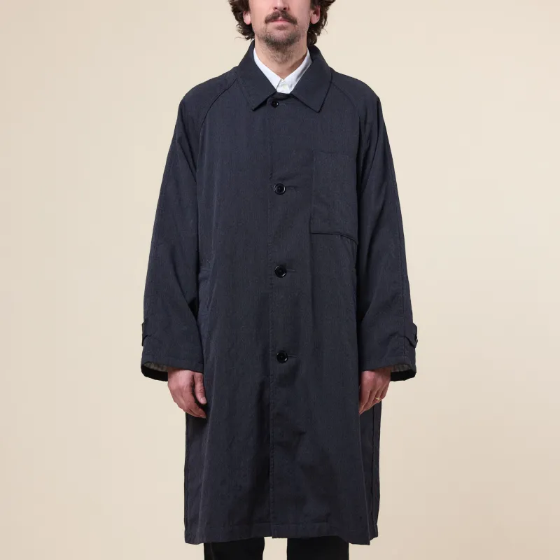 Nanamica - Gore-Tex Windstopper Single Breasted Coat - Charcoal made by Nanamica