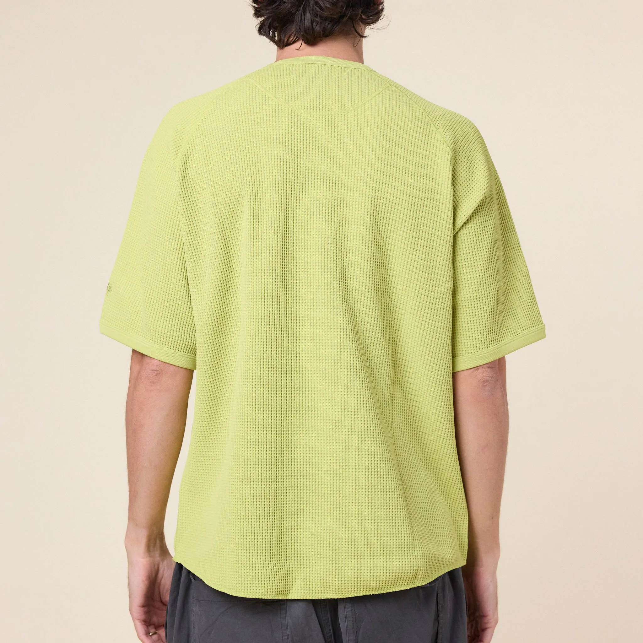 Goldwin - Waffle T-Shirt - Honey Olive sold by This Thing Of Ours product image thumbnail 4
