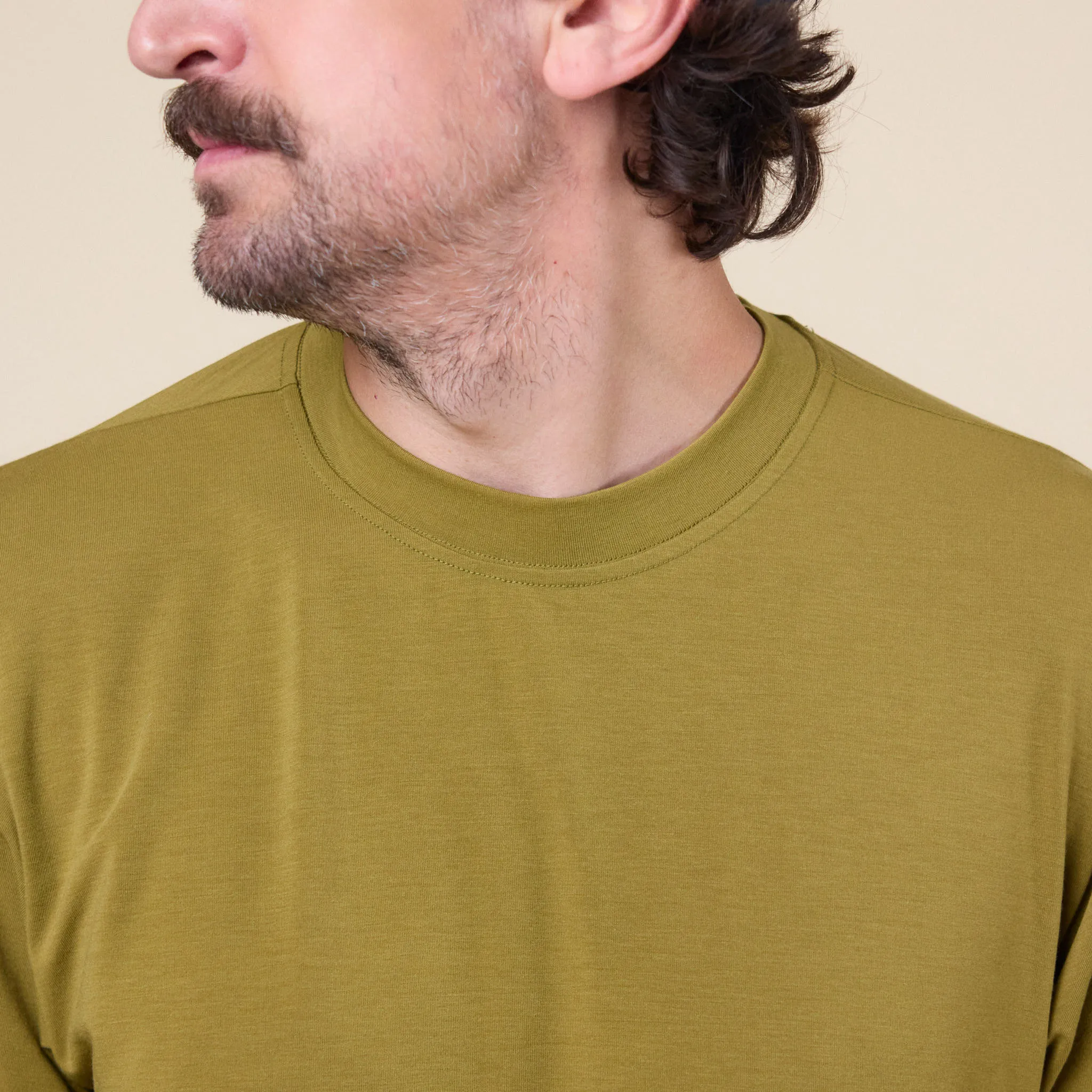 Goldwin - Polartec Delta Long Sleeve T-Shirt - Evergreen sold by This Thing Of Ours product image thumbnail 2