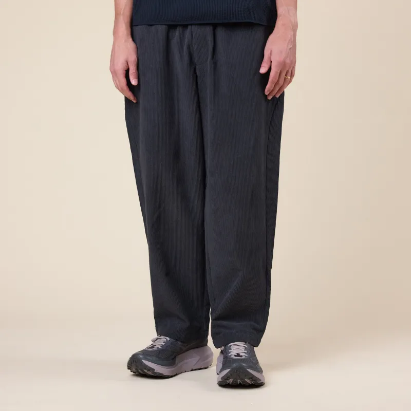 Goldwin - Fine Wale Corduroy Straight Pants - Deep Charcoal made by Goldwin