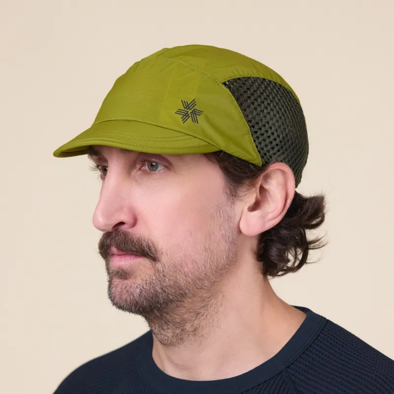 Goldwin - Compact Run Mesh Cap - Uji Tea made by Goldwin
