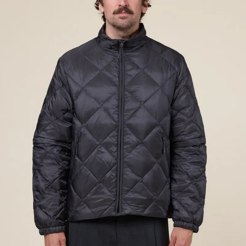 Hiking Patrol - Base Light Down Zip Off Jacket - Charcoal Black made by Hiking Patrol