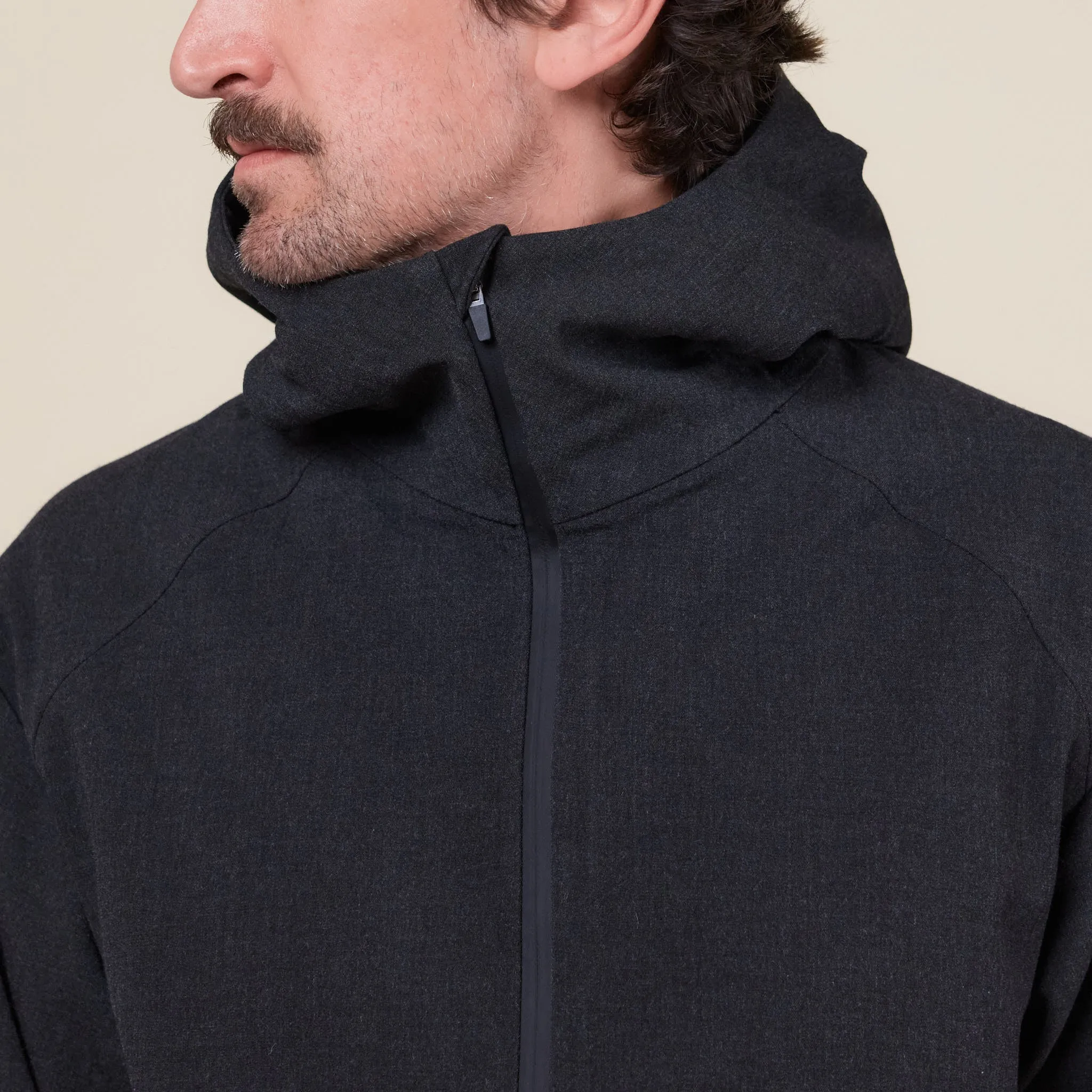 Hiking Patrol - Waypoint Texture Hooded Jacket - Dark Grey sold by This Thing Of Ours product image thumbnail 3