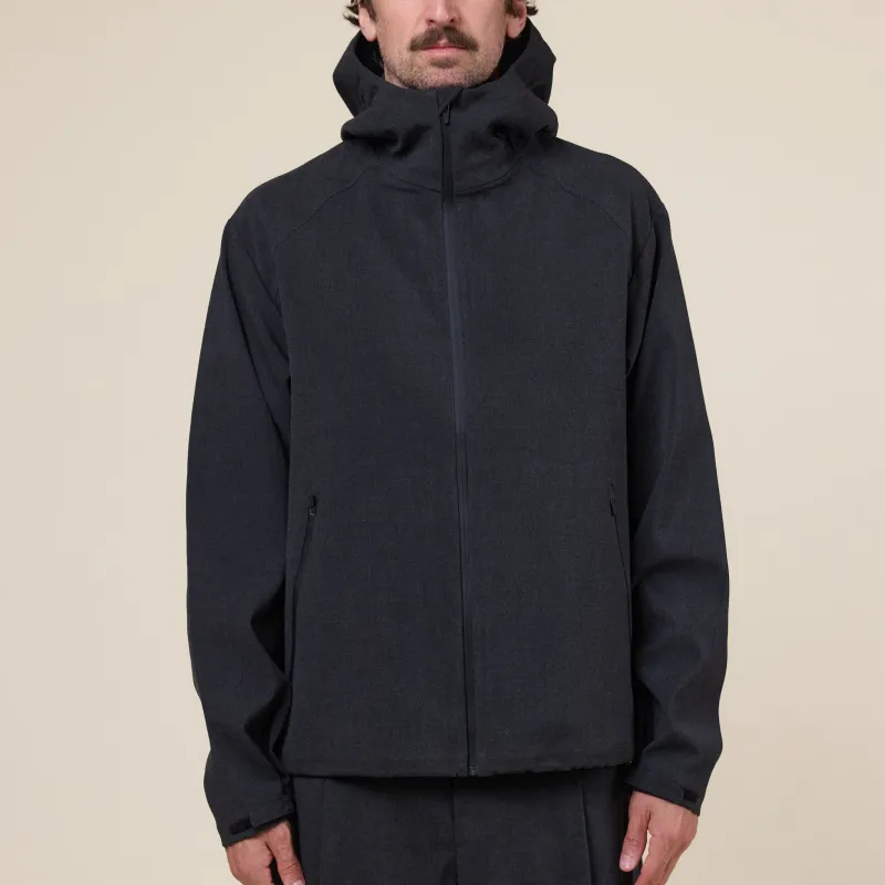Hiking Patrol - Waypoint Texture Hooded Jacket - Dark Grey made by Hiking Patrol