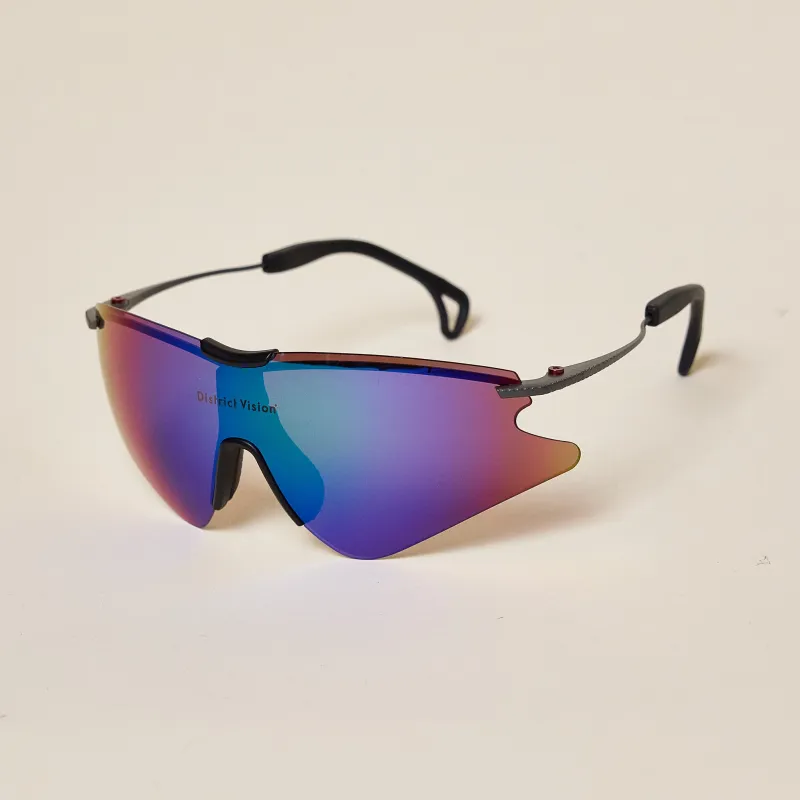 District Vision - Kohei Aero Blade Ti - Graphite D+ Opal Mirror made by District Vision