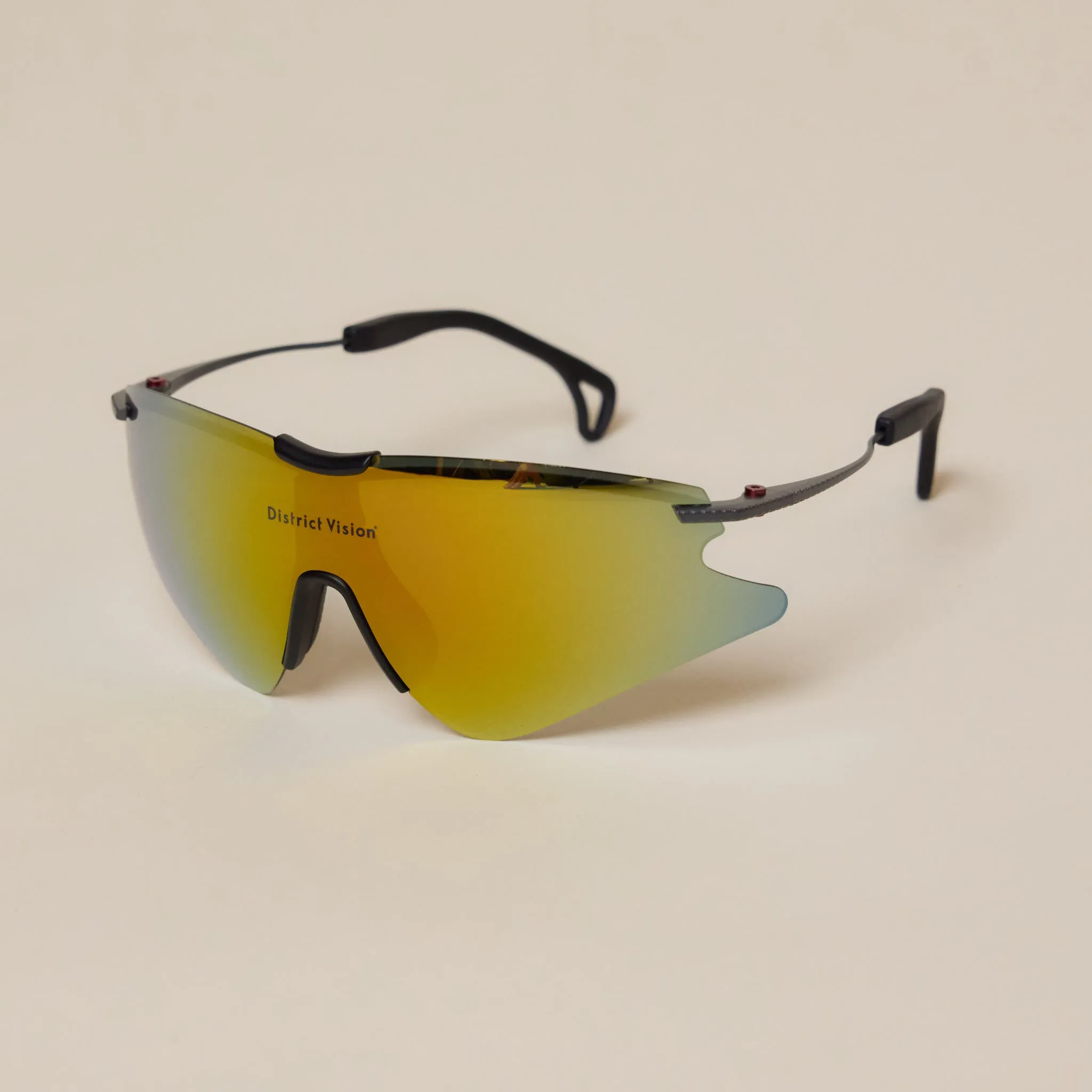 District Vision - Kohei Aero Blade Ti - Graphite D+ Amber Mirror sold by This Thing Of Ours