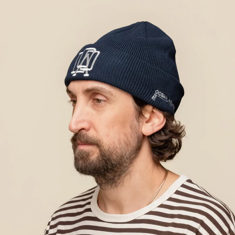 Nanamica - OOAL Knit Cap - Navy made by Nanamica