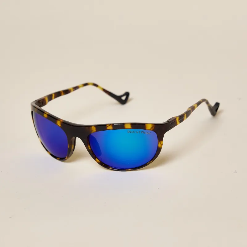 District Vision - Takeyoshi Altitude Master - Tortoise D+ Blue Mirror made by District Vision